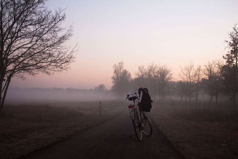 My trusty old bike, like a true Dutchman is supposed to I’ve already covered about 18000 km on this bike.